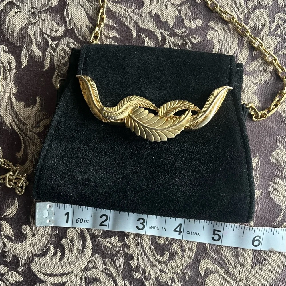 Evening Bag Black Suede - Picture 3 of 7